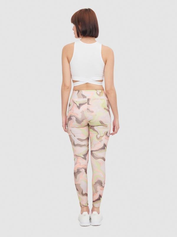 In Side Leggings Camouflage Print
