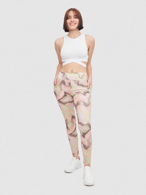 In side Leggings camouflage print