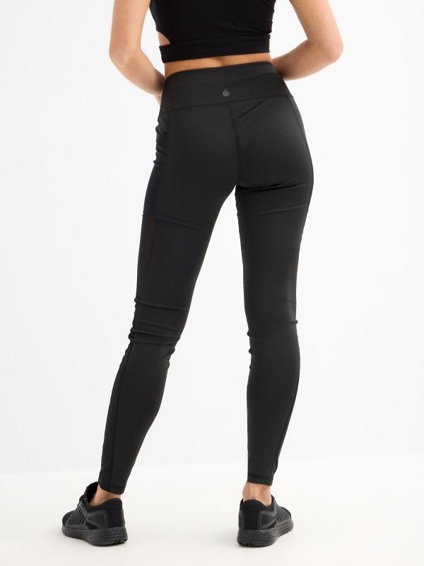 In Side Leggings Con Bolsillo De Mesh