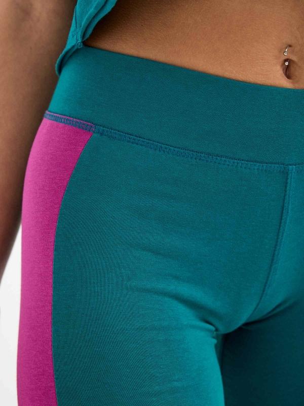 In Side Leggings Con Estampado