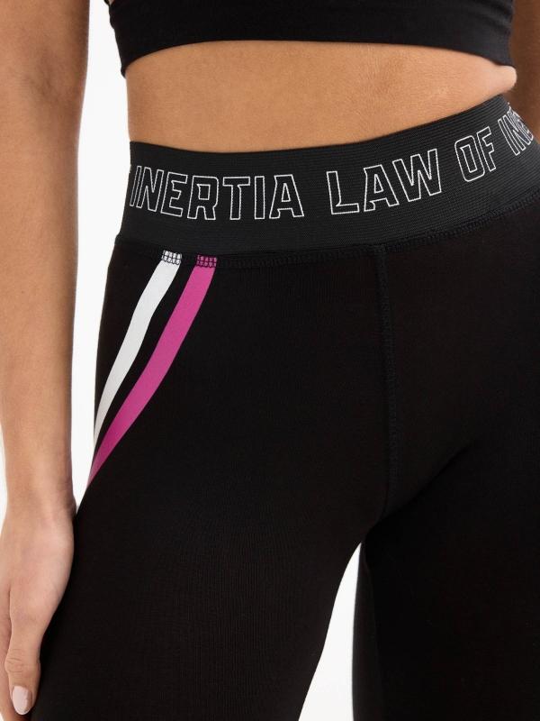 In Side Leggings Con Estampado