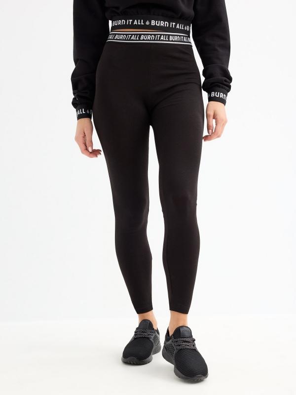 In Side Leggings Goma Texto