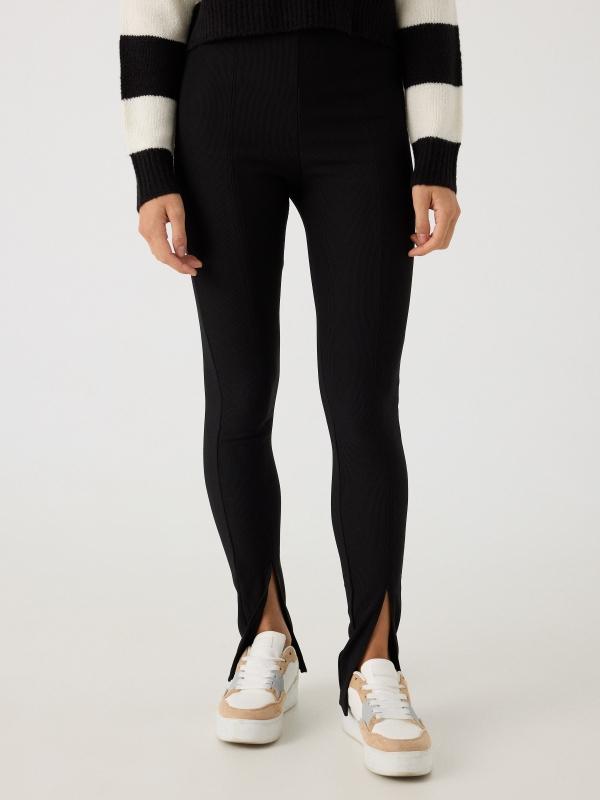 In Side Leggings Ottoman Tiro Alto