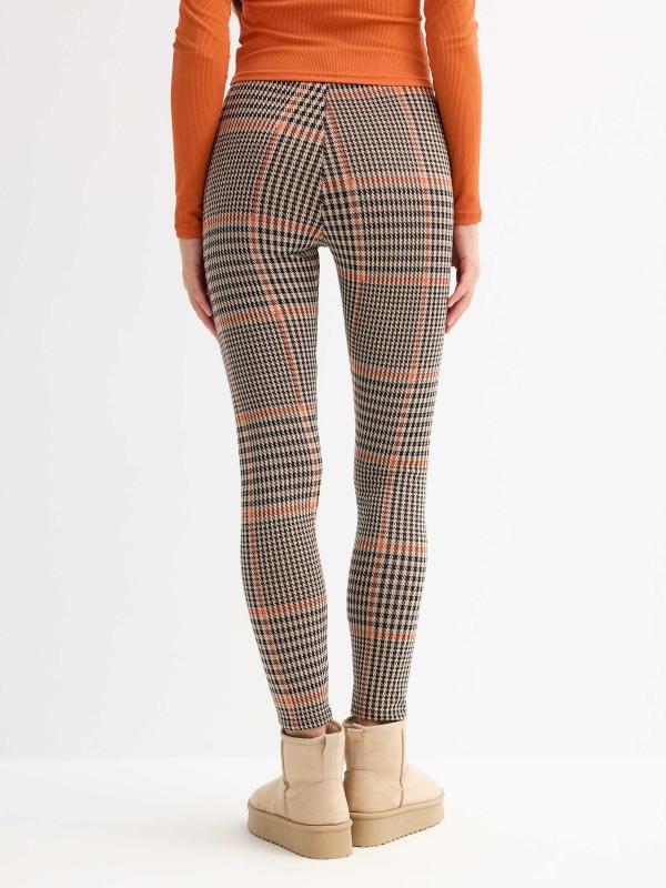 In Side Leggings Print Príncipe De Gales