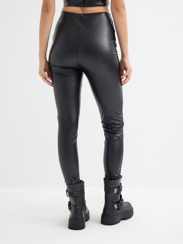 In Side Leggings Superskinny Efecto Piel