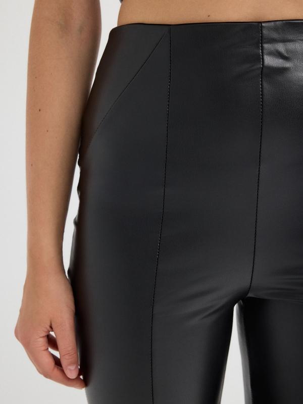 In Side Leggings Superskinny Efecto Piel