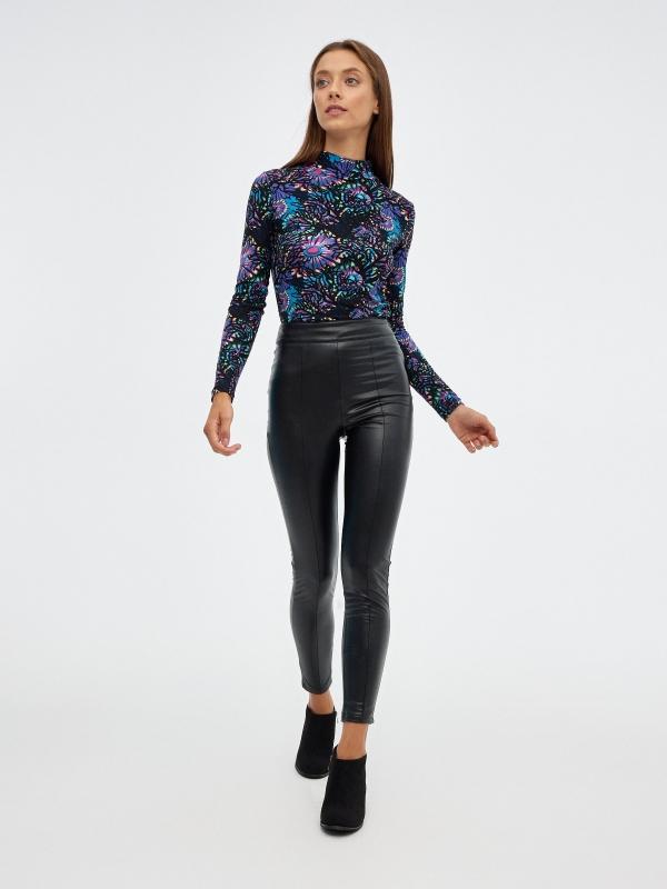 In side Leggings superskinny tiro alto