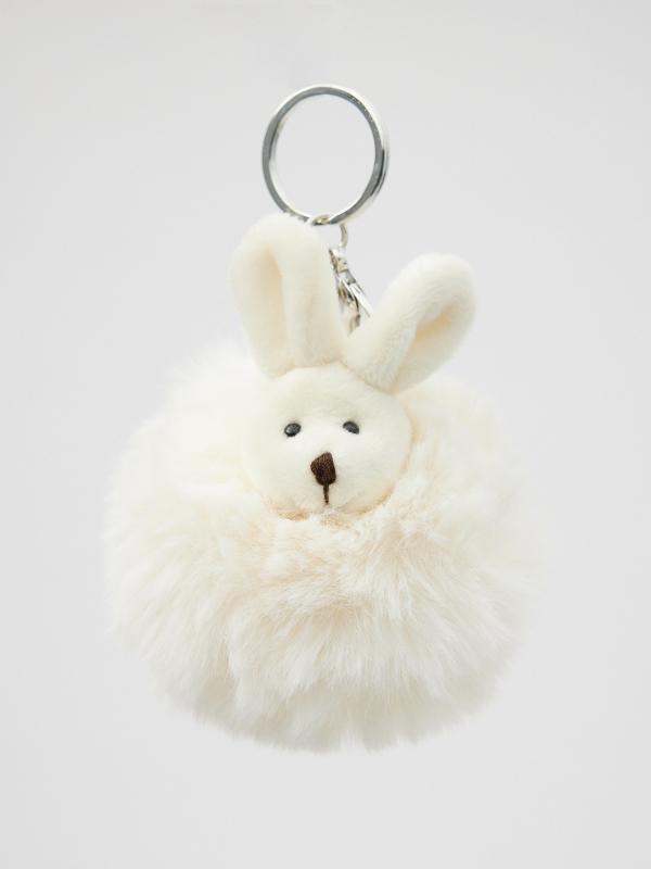 In side Llavero pompón conejo