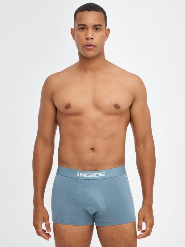 In side Pack 3 boxers tonos azules