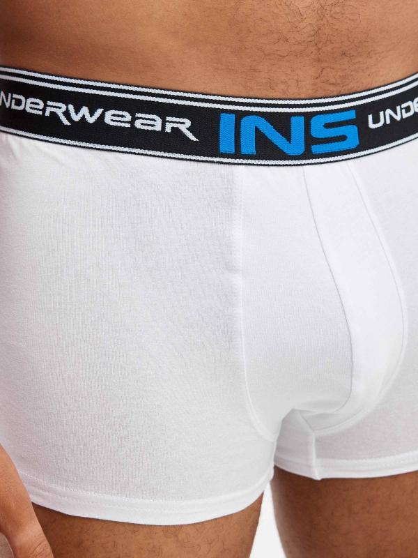 In Side Pack 4 Boxers Blancos