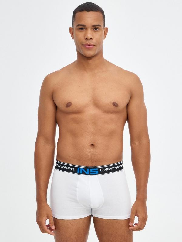 In Side Pack 4 Boxers Blancos