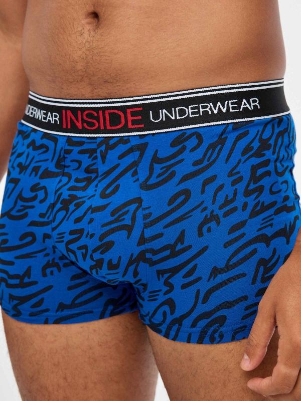 In Side Pack 4 Boxers Estampados