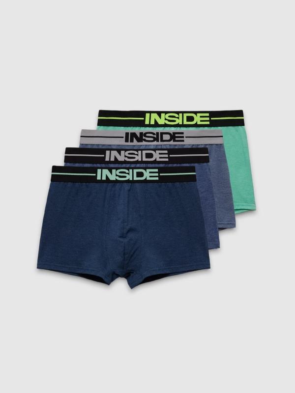 In side Pack 4 boxers Multicolor