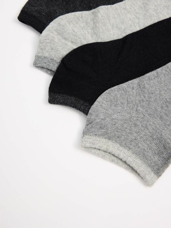 In Side Pack 4 Calcetines Tobilleros