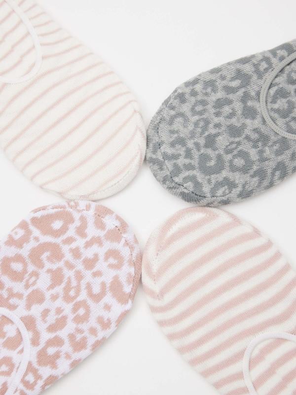 In Side Pack 4 Pinkies Animal Print