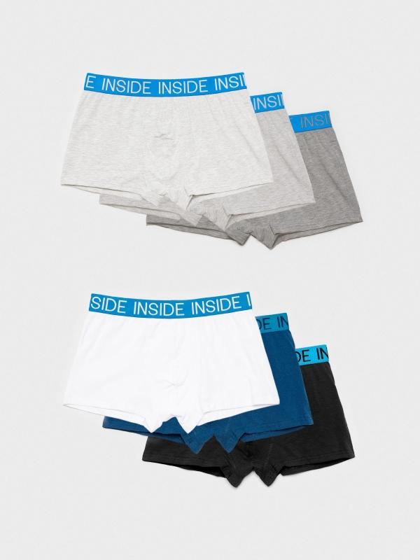 In Side Pack 6 Boxers Colores