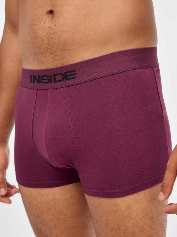 In Side Pack 6 Boxers Colores Lisos