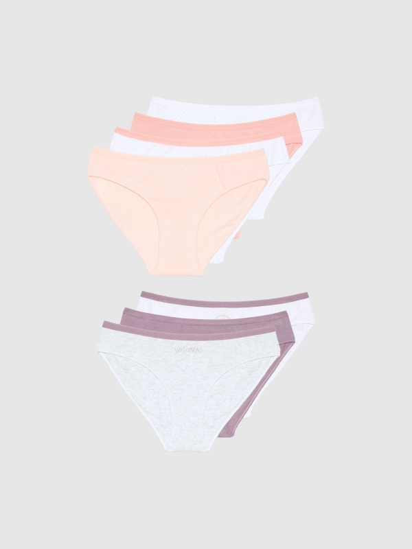 In Side Pack 7 Bragas Estampadas Multicolor