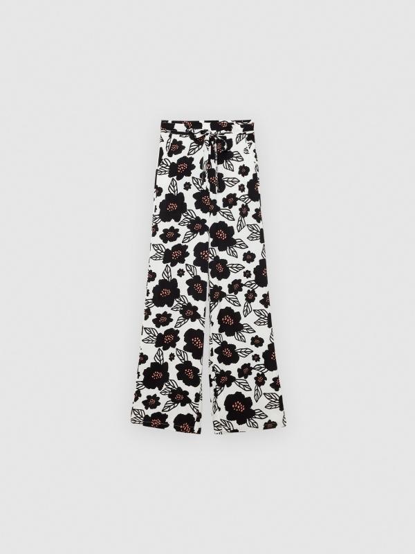 In Side Pantalón Fluido Estampado Flor