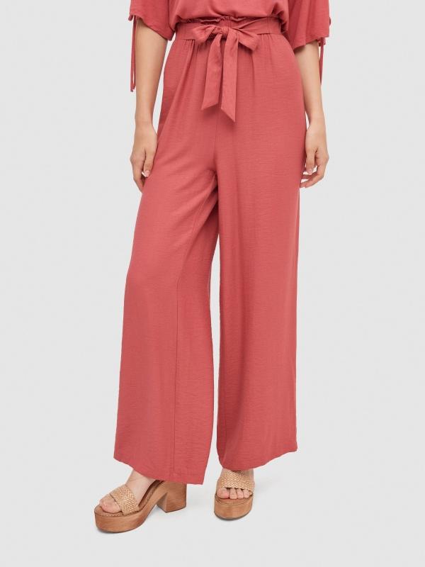 In Side Pantalón Fluido Lazo