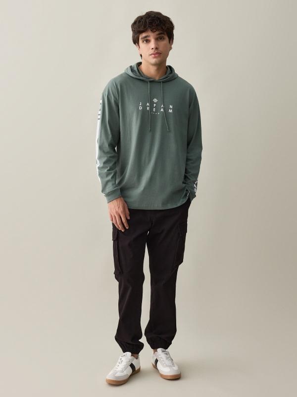 In side Pantalón jogger cargo hombre