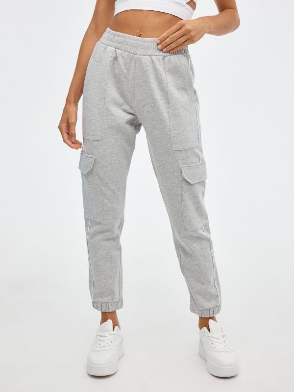 In Side Pantalón Jogger Cargo Multibolsillos