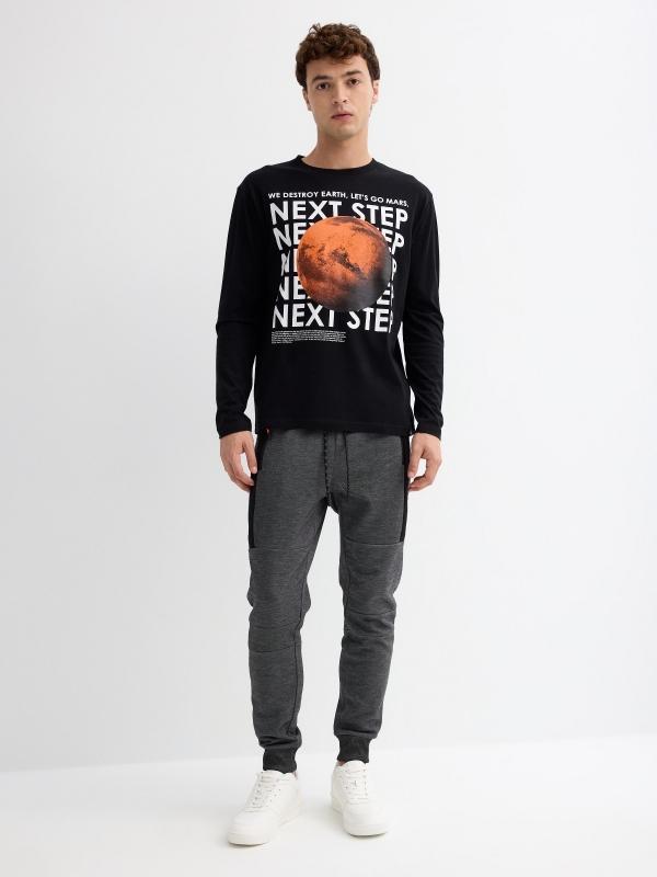 In Side Pantalón Jogger Con Cremalleras