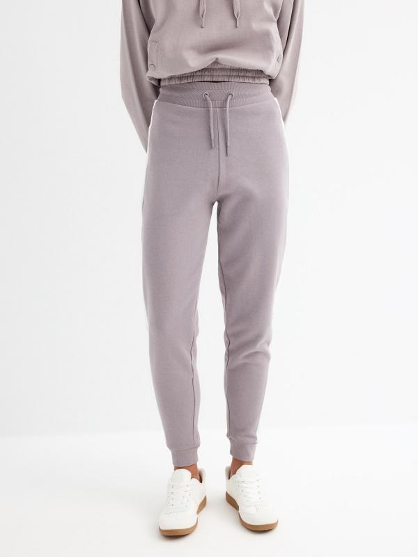 In Side Pantalón Jogger De Felpa