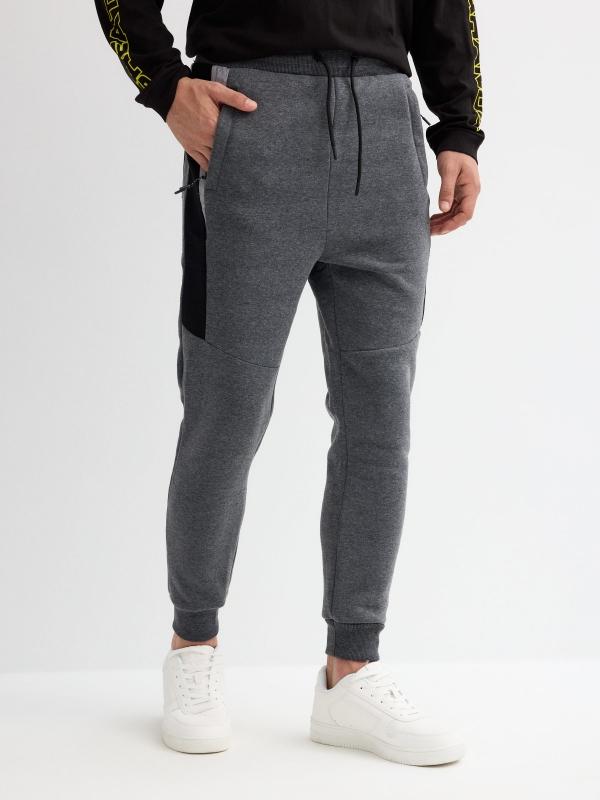 In Side Pantalón Jogger Deportivo Gris