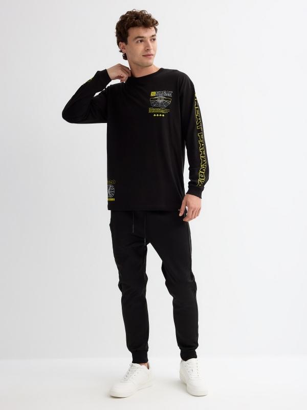 In side Pantalón jogger deportivo gris