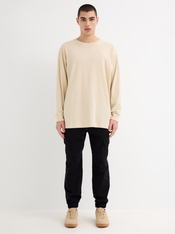 In side Pantalón jogger deportivo negro