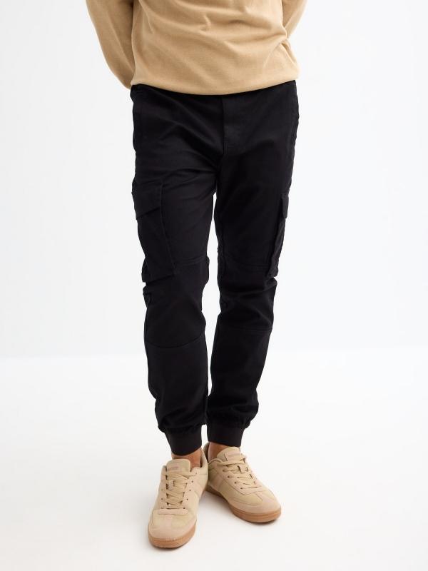 In Side Pantalón Jogger Perneras Con Bolsillos