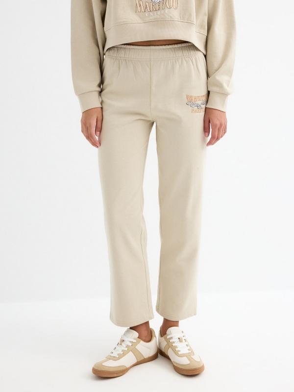 In Side Pantalón Jogger Print Gráfico