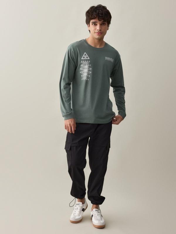 In side Pantalón jogger tobillos ajustables