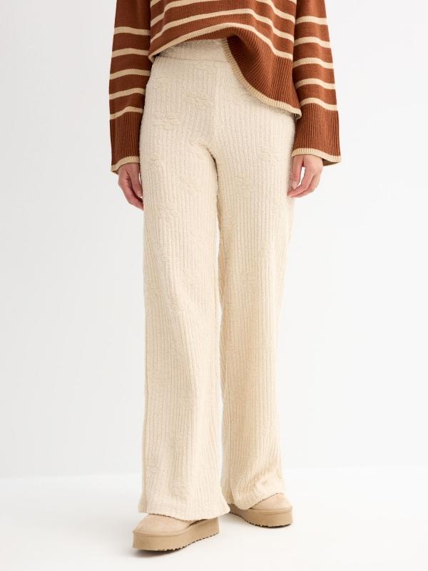 In Side Pantalón Rizo Flores