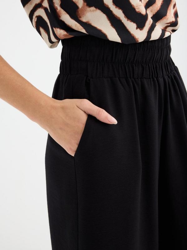 In Side Pantalón Wide Leg Fluido