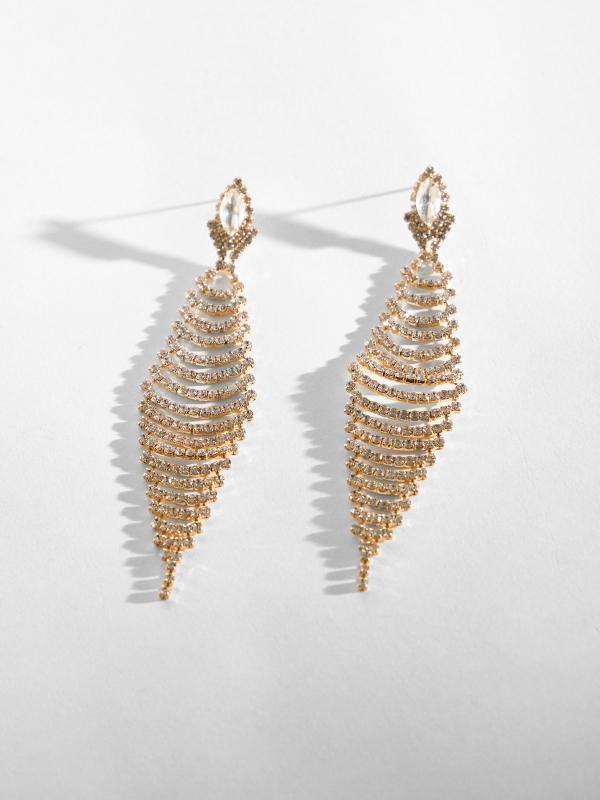 In Side Pendientes Largos Rombo