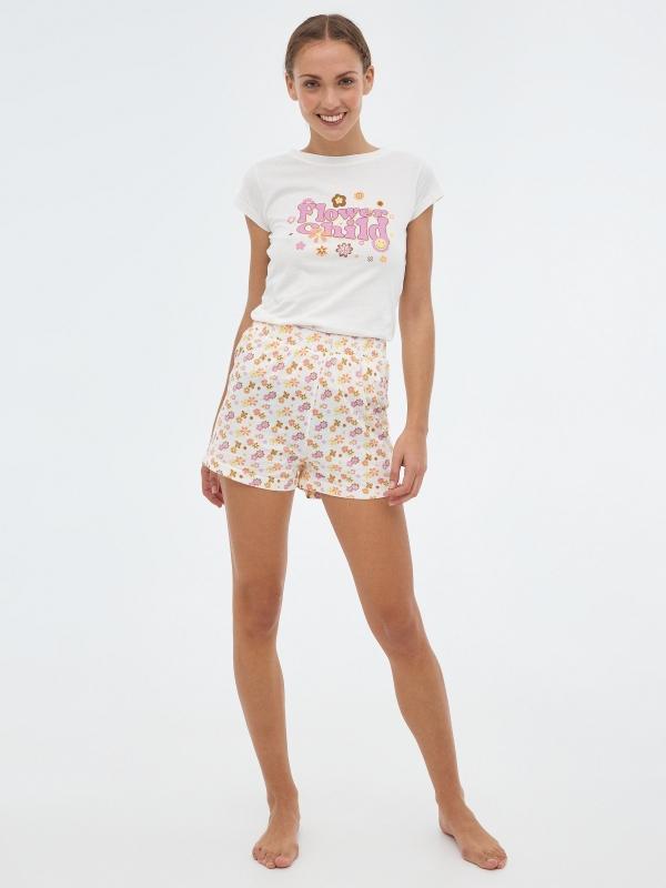 In Side Pijama Flower Child