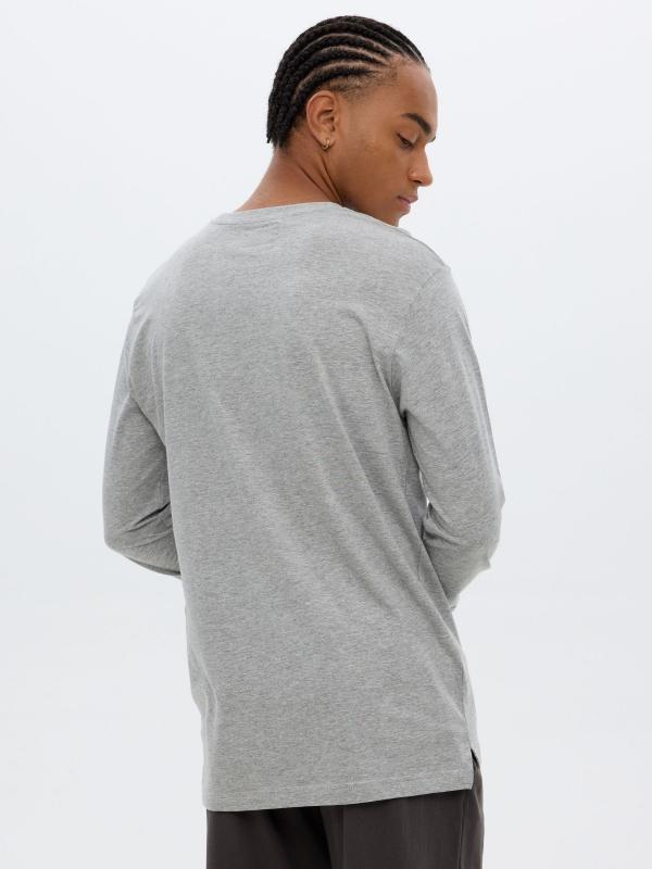 In Side Pijama Gris Pantalón Jogger