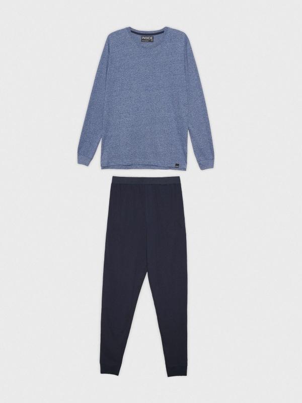 In Side Pijama Hombre Mini Print