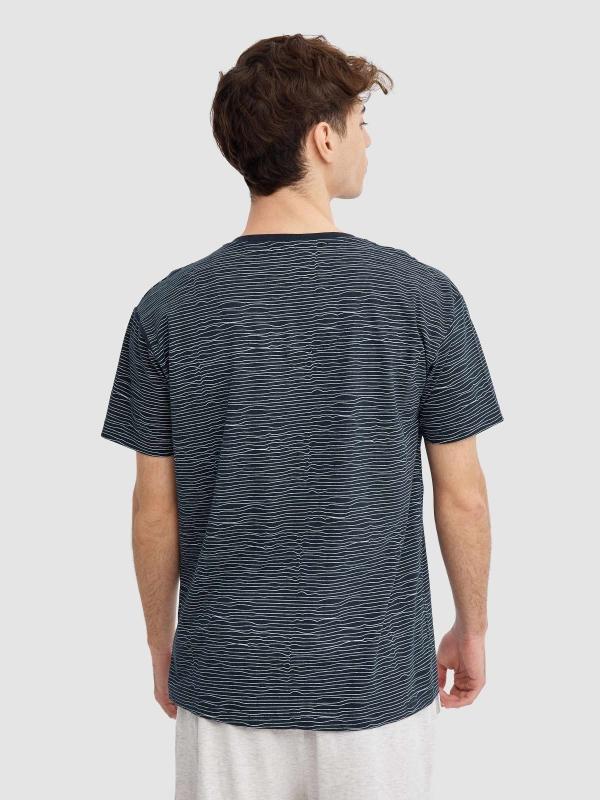 In Side Pijama Líneas Irregulares