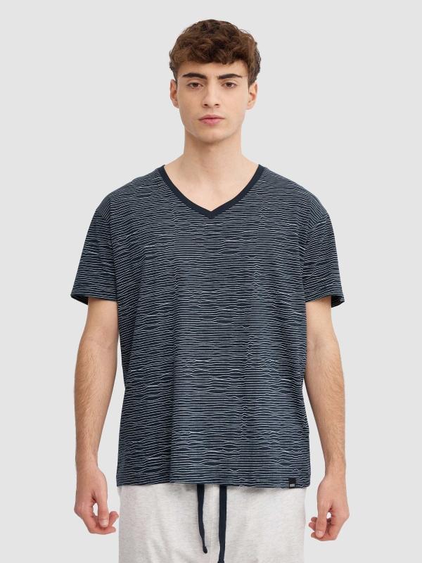 In side Pijama líneas irregulares