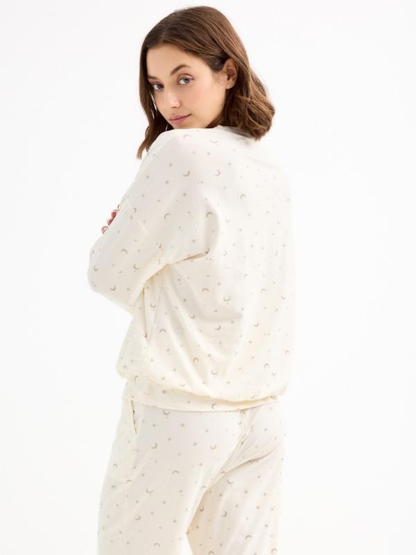 In Side Pijama Luna Y Estrellas