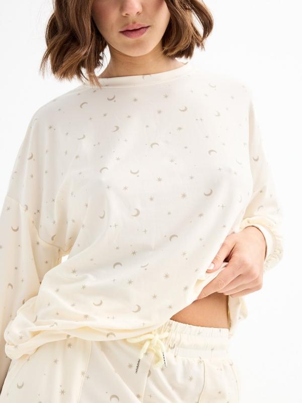 In Side Pijama Luna Y Estrellas