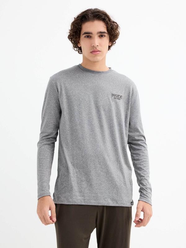 In side Pijama manga larga liso