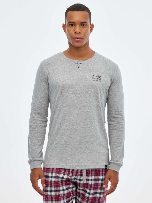 In Side Pijama Pantalón De Cuadros