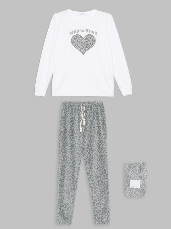 In Side Pijama Polar Wild