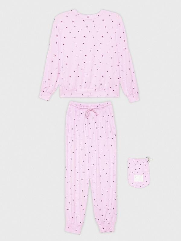 In Side Pijama Terciopelo Estrellas