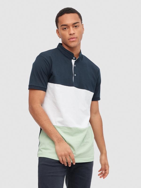 In side Polo color block