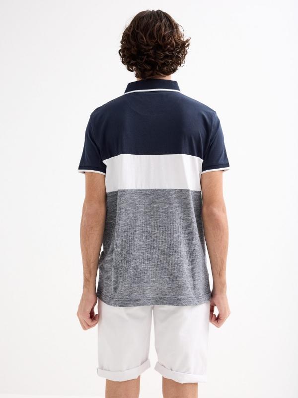 In Side Polo Color Block Marinero